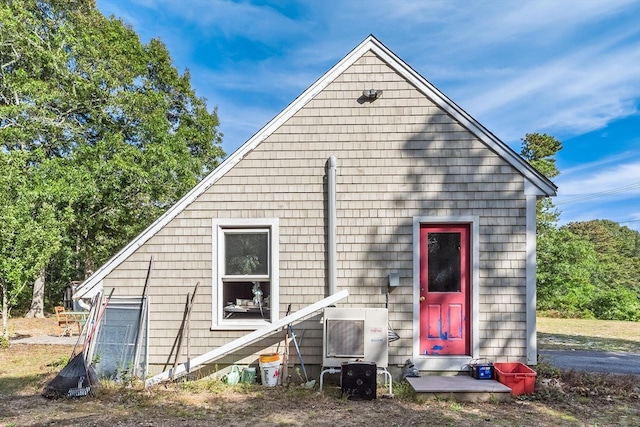 view of back of property