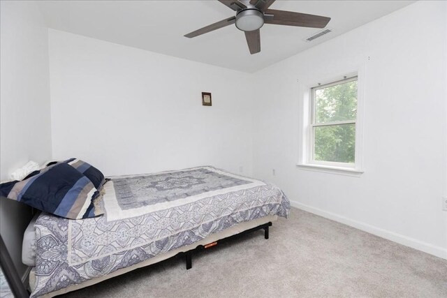 66 Hamilton St Unit 3, Leominster, MA 01453 - bedroom with baseboards, carpet, and ceiling fan