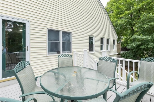 66 Hamilton St Unit 3, Leominster, MA 01453 - deck with outdoor dining space