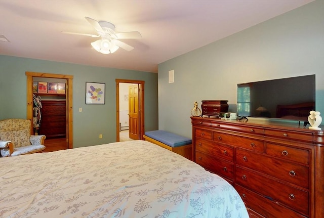 131 Sandgully Rd N, Deerfield, MA 01373 - bedroom with a ceiling fan