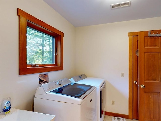 131 Sandgully Rd N, Deerfield, MA 01373 - laundry area featuring washing machine and clothes dryer and baseboards
