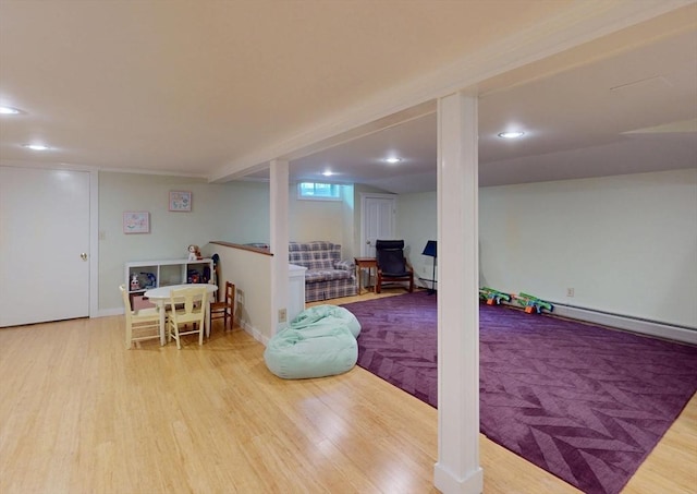 131 Sandgully Rd N, Deerfield, MA 01373 - living room with wood finished floors and recessed lighting
