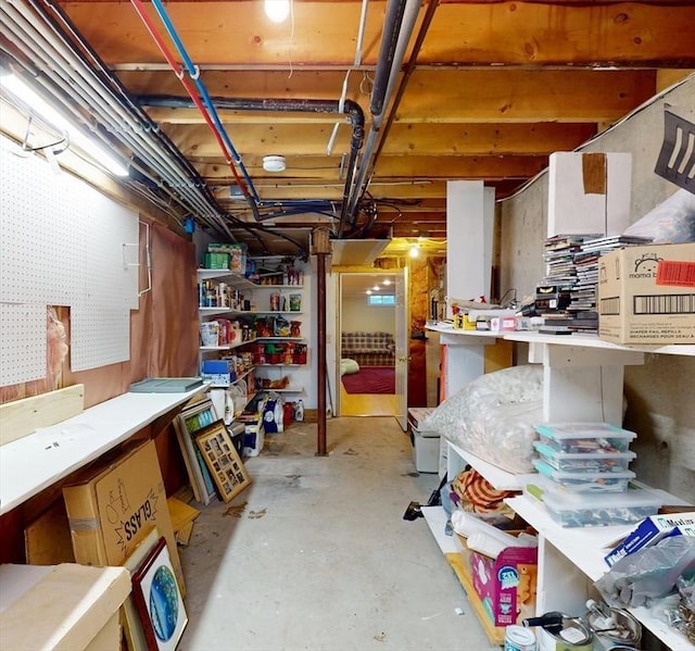 131 Sandgully Rd N, Deerfield, MA 01373 - unfinished basement featuring a workshop area