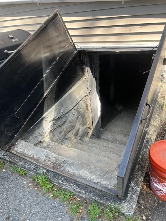 13 Elm St, Webster, MA 01550 - exterior view of a bulkhead entry