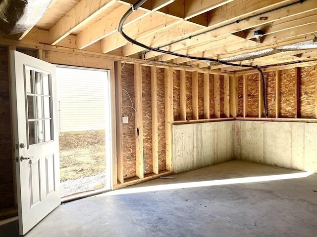 215 High St Unit 18, Taunton, MA 02780 - miscellaneous room featuring unfinished concrete flooring