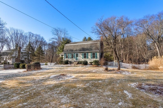 209 Pleasant, Millis, MA 02054 - dutch colonial with fence, roof with shingles, and a gambrel roof