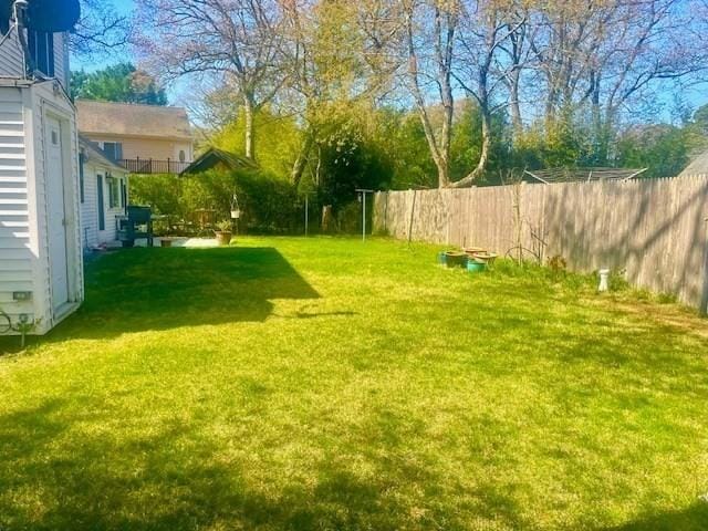 view of yard