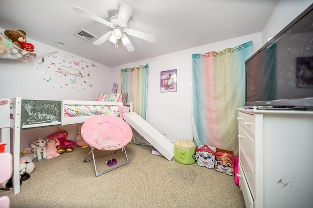 1441 Stafford Rd, Fall River, MA 02721 - carpeted bedroom featuring ceiling fan