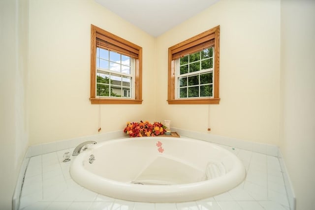 1441 Stafford Rd, Fall River, MA 02721 - full bathroom featuring plenty of natural light and a garden tub