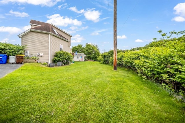 1441 Stafford Rd, Fall River, MA 02721 - view of green lawn featuring cooling unit