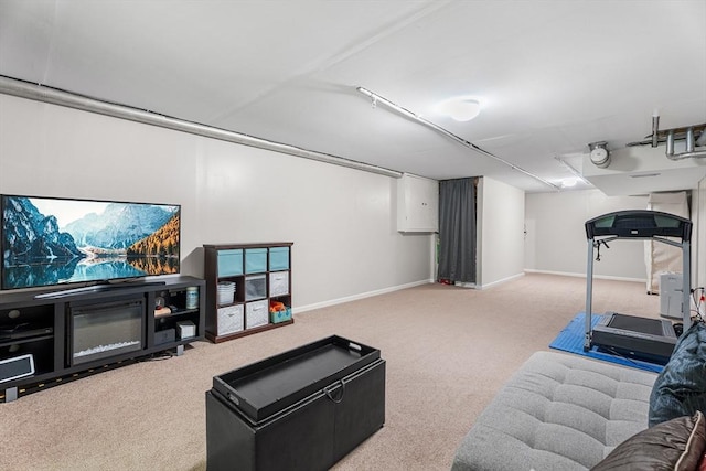 18 Hitching Post Ln Unit 18, Northborough, MA 01532 - carpeted living room featuring baseboards