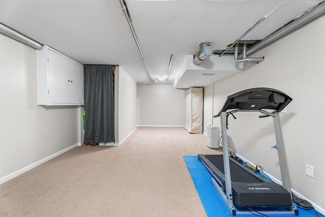 18 Hitching Post Ln Unit 18, Northborough, MA 01532 - workout area featuring carpet flooring and baseboards