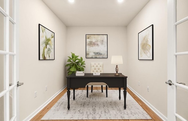 2 Codman Way Unit 305, Westborough, MA 01581 - office space featuring wood finished floors, baseboards, and recessed lighting