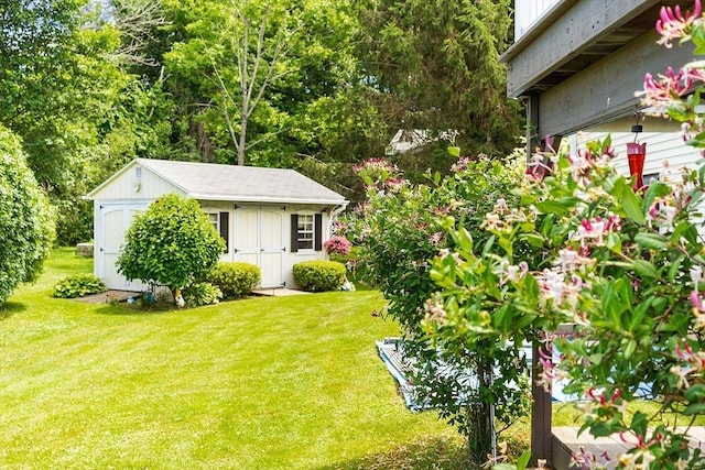 68 Victoria Ave, Athol, MA 01331 - view of grassy yard featuring a storage unit