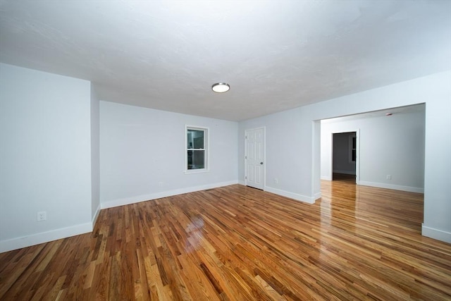 121 Horton St, Fall River, MA 02723 - spare room with baseboards and wood finished floors