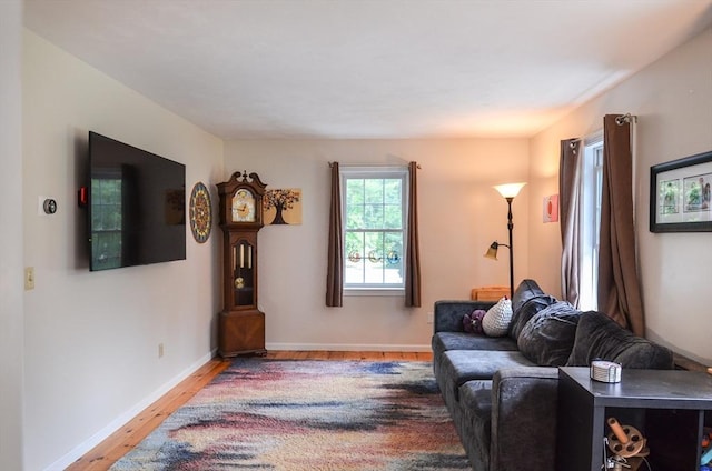 169 Lyman Rd, Berlin, MA 01503 - living area featuring light wood-style flooring and baseboards