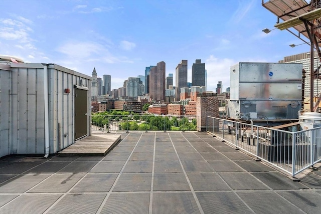 26 Stillman St Unit 4-5, Boston, MA 02113 - view of patio / terrace with a balcony and a city view