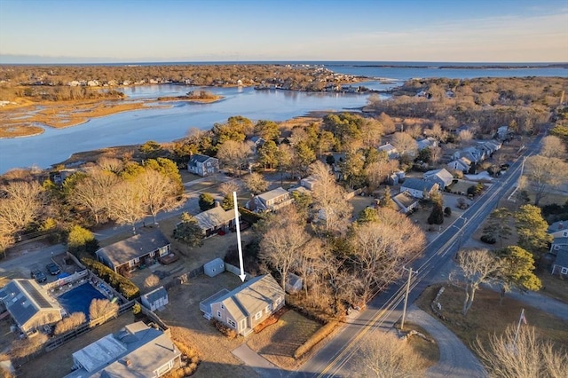 56 Baxter Ave, Yarmouth, MA 02673 - drone / aerial view featuring a water view