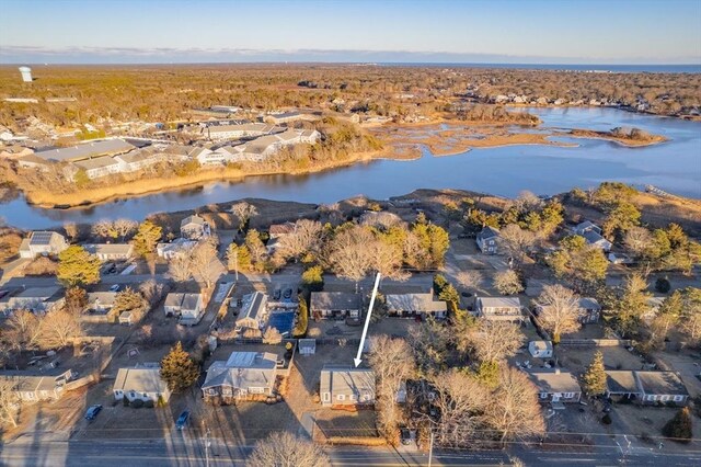 56 Baxter Ave, Yarmouth, MA 02673 - drone / aerial view featuring a water view