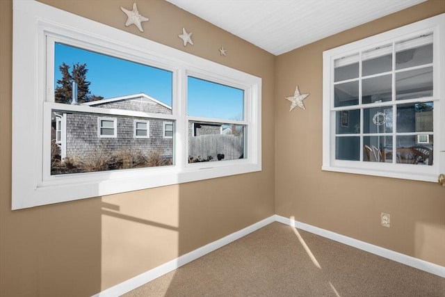 56 Baxter Ave, Yarmouth, MA 02673 - carpeted empty room featuring baseboards