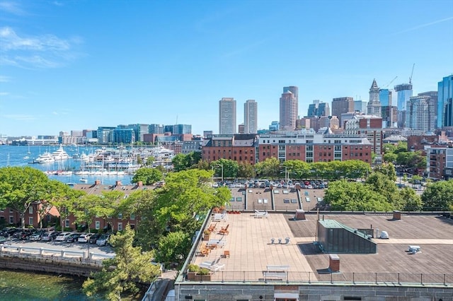 343 Commercial St Unit 212, Boston, MA 02109 - skyline view with a large body of water