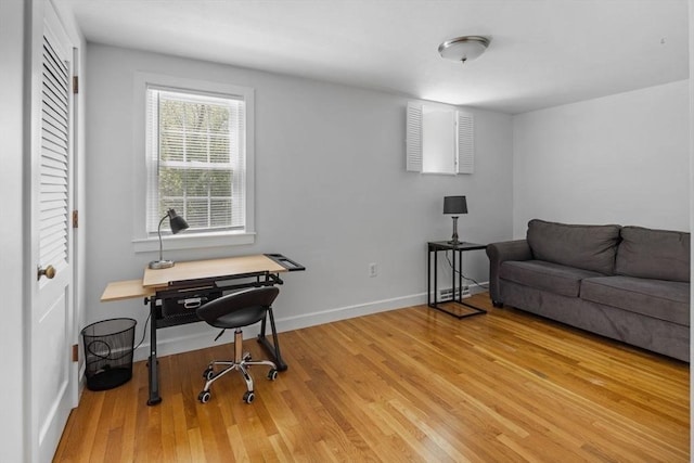 62 Bianca Rd, Duxbury, MA 02332 - office space with light wood-type flooring and baseboards