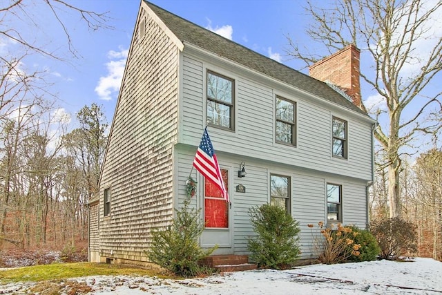 view of front of home