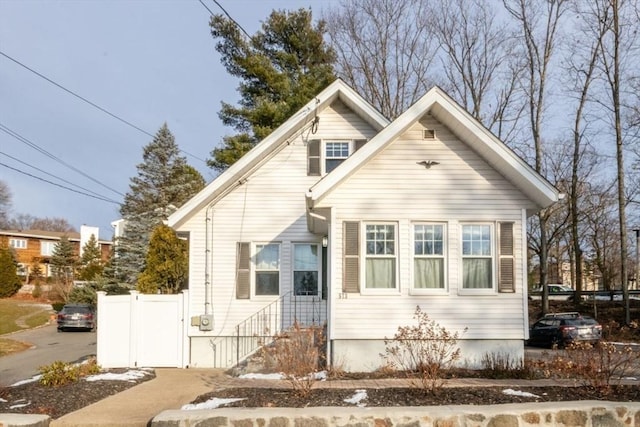 view of bungalow-style house