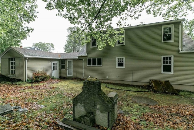 view of rear view of property