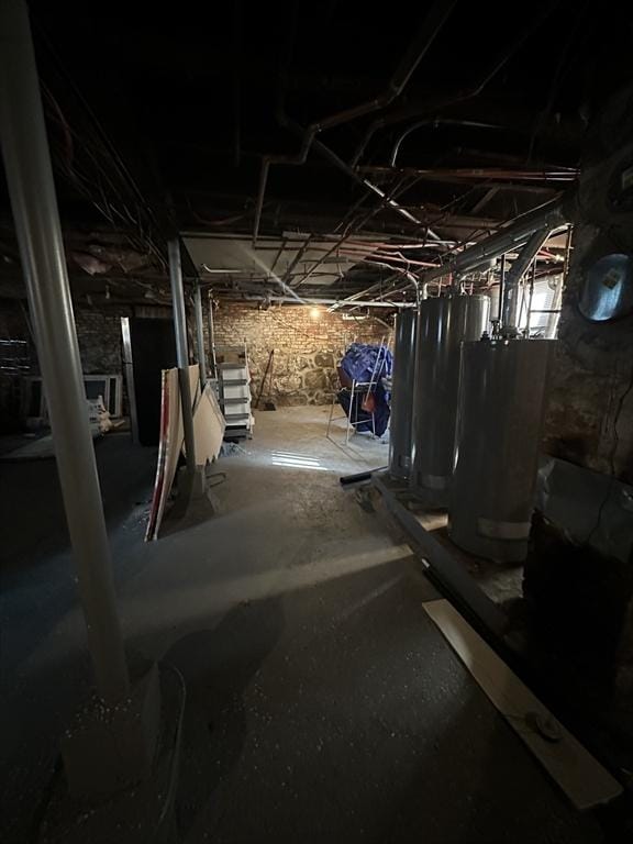26 Woodman St, Lynn, MA 01905 - view of unfinished basement