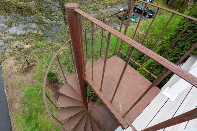 gate with stairway