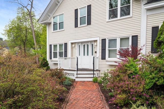 view of front of home