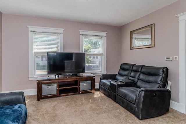50 Duryea St, Springfield, MA 01104 - carpeted living room featuring baseboards