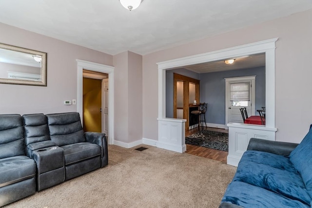 50 Duryea St, Springfield, MA 01104 - living area with baseboards and carpet flooring