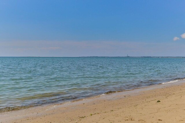 property view of water with a view of the beach