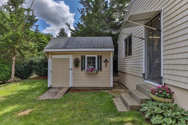 49 Edgewater Way, Wareham, MA 02571 - view of shed with entry steps