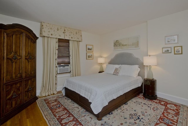 1142 Longmeadow St, Longmeadow, MA 01106 - bedroom with wood finished floors and cooling unit
