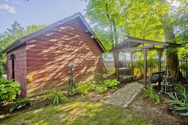 1142 Longmeadow St, Longmeadow, MA 01106 - view of outdoor structure with a gazebo