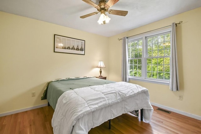 17 Sean Mikeal Way, Grafton, MA 01519 - bedroom with baseboards, wood finished floors, and ceiling fan
