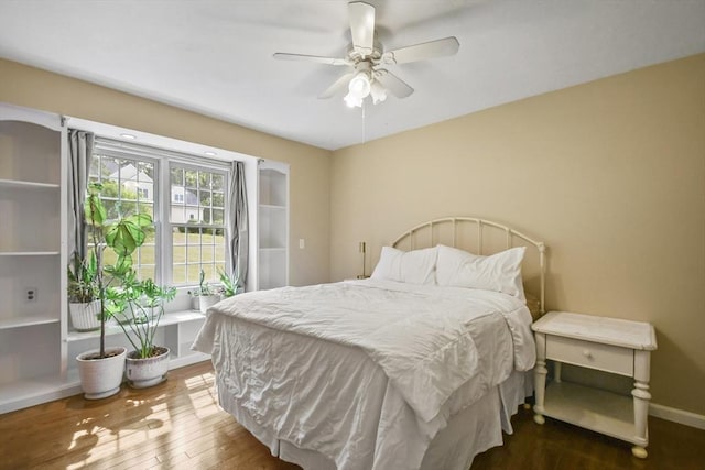 17 Sean Mikeal Way, Grafton, MA 01519 - bedroom with wood-type flooring, ceiling fan, and baseboards