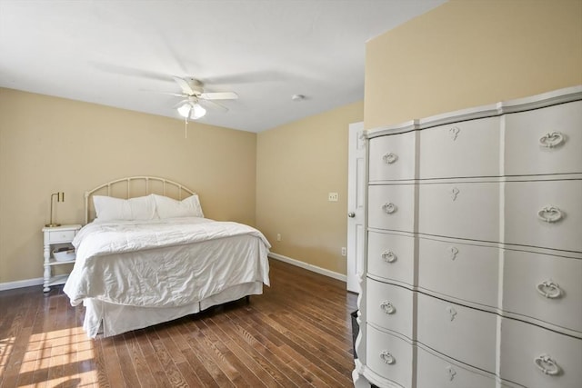 17 Sean Mikeal Way, Grafton, MA 01519 - bedroom with dark wood-type flooring, baseboards, and a ceiling fan