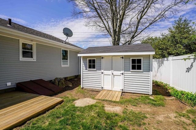 329 Brooklawn Ave, New Bedford, MA 02745 - view of shed with fence