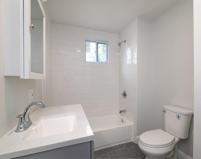 7 Cliff St, Attleboro, MA 02703 - full bath with vanity, shower / bath combination, and tile patterned flooring