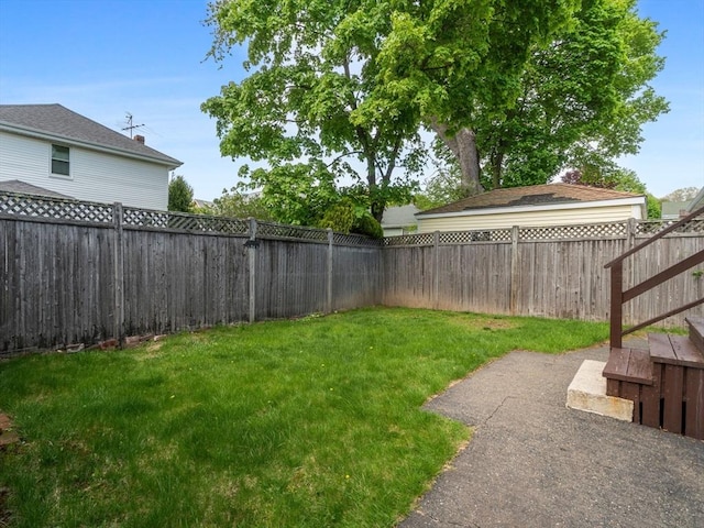 view of yard