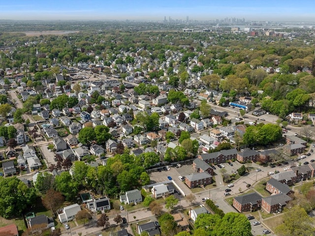aerial view of property and surrounding area