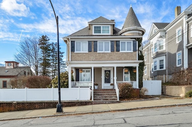 victorian house with covered porch