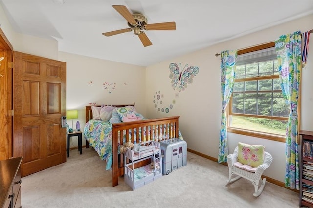 39 Grey Fox Lndg, Woodstock, CT 06281 - bedroom with light carpet and a ceiling fan
