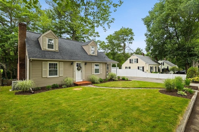 45 S Elm St, West Bridgewater, MA 02379 - cape cod home with a chimney