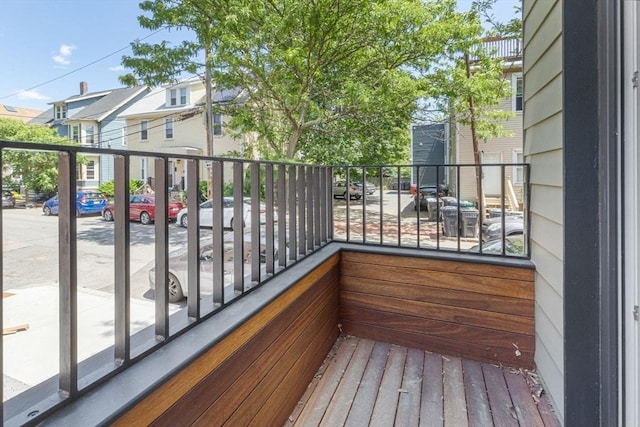 213 Harvard Unit 4, Cambridge, MA 02139 - balcony with a residential view