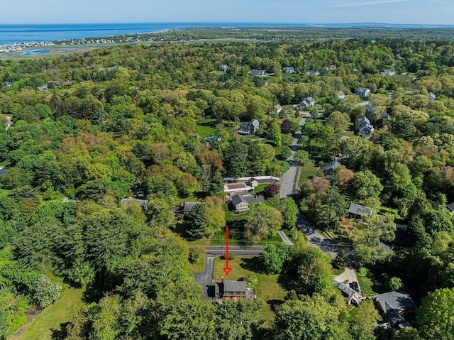 771 Ferry St, Marshfield, MA 02050 - view of property location with a forest and a nearby body of water